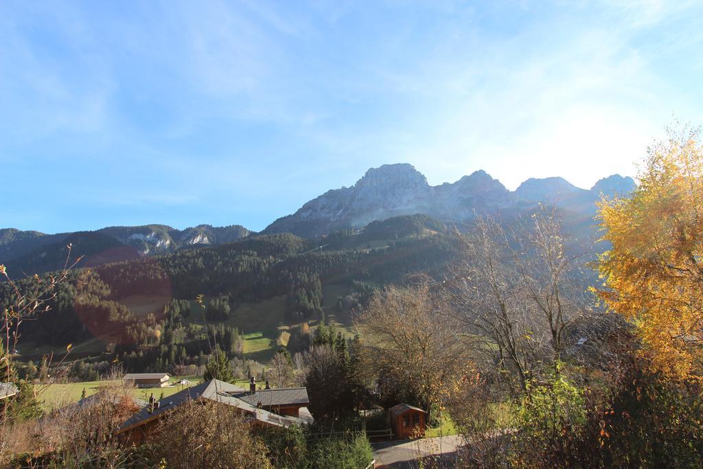 Les Jumelles Villa Gstaad Kamer foto